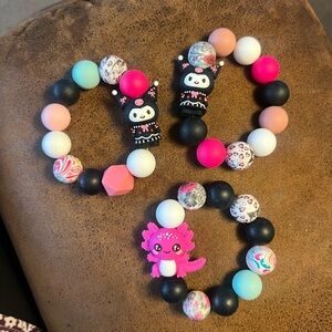 Colorful Beaded Bracelets set of 3